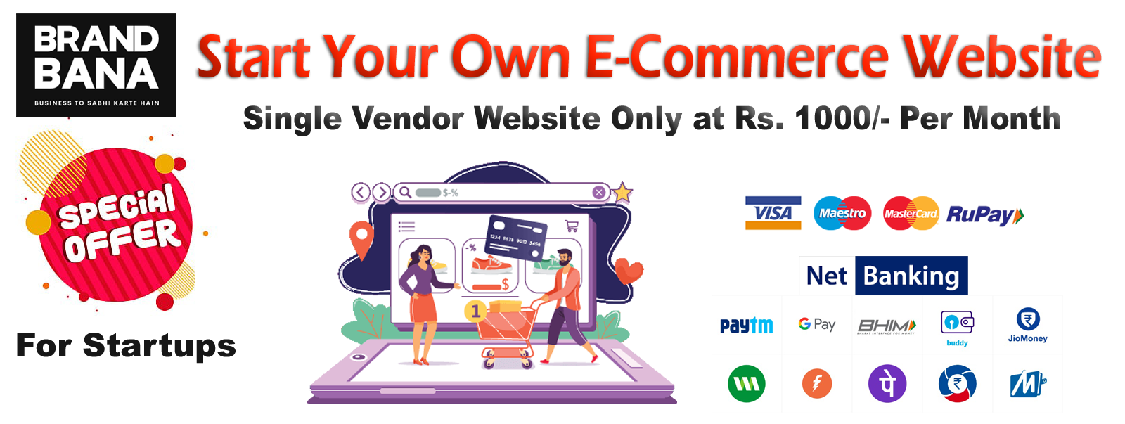 Single Vendor eCommerce website